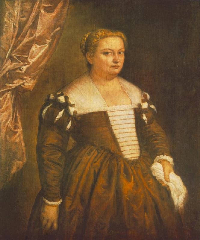 VERONESE (Paolo Caliari) Portrait of a Venetian Woman we oil painting image